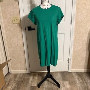 Isaac Mizrahi Green Midi Dress